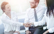 © ASDF - handshake of manager and client in the office lobby