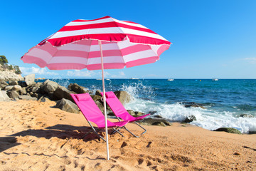 Wall Mural - Relaxing at the beach