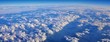 © Jeremy - Aerial Cloudscape view over midwest states on flight over Colorado, Kansas, Missouri, Illinois, Indiana, Ohio and West Virginia during autumn. Grand sweeping views of landscape and clouds. Views of cr