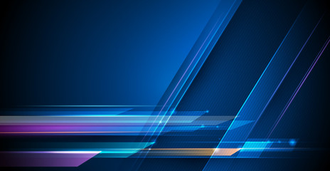 vector abstract, science, futuristic, energy technology concept. digital image of light rays, stripe