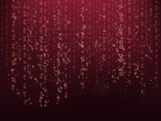 Background with computer code. Vector illustration.
