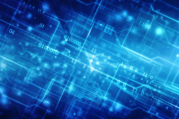 Digital Abstract technology background, Binary Background, futuristic background, cyberspace Concept