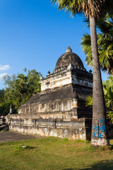 Buddhist Wat Visoun Stupa in Luang Prabang in Laos