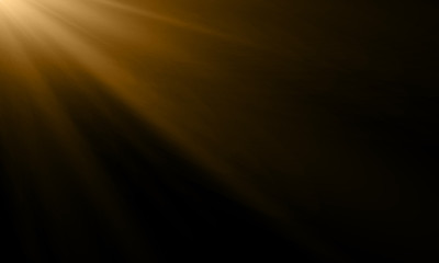 Wall Mural - gold light ray or sun beam vector background. abstract gold light flash spotlight backdrop with sunl