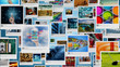 Photo gallery and Picture sharing concept on Internet