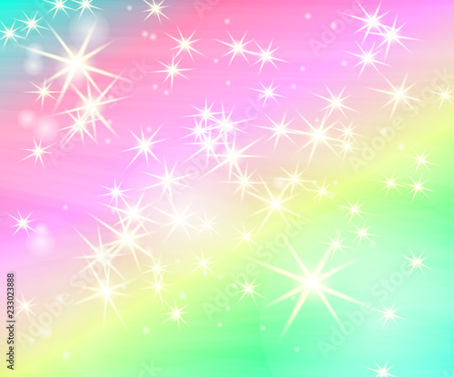 Glitter Star Rainbow Background Starry Sky In Pastel Color Bright Mermaid Pattern Vector Illustration Unicorn Colorful Stars Backdrop Buy This Stock Vector And Explore Similar Vectors At Adobe Stock Adobe Stock