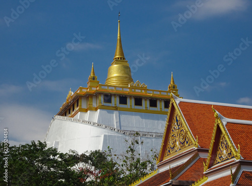 Foto Blick auf die Kuppel vom Golden Mount Tempel