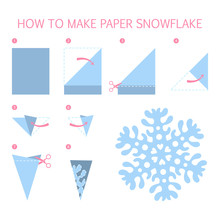 How To Make Christmas Blue Snowflake Diy