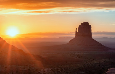 Wall Mural - monument valley. navajo tribal park, usa.