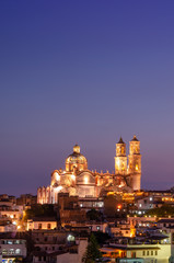 Wall Mural - night view Taxco city , Mexico