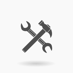 Sticker - Construction Maintenance Tools Icon Vector Illustration