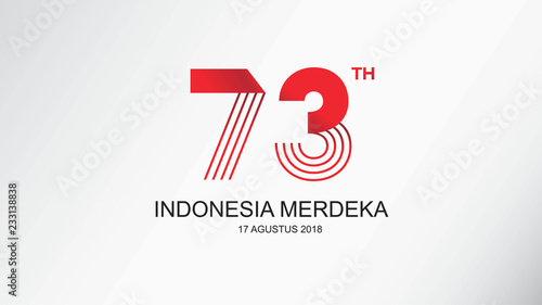 Indonesia Independence Day Design With Fun Concept And Red White