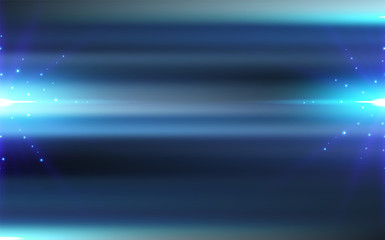 Wall Mural - abstract motion blurred blue background technology concept with lighting burst effect