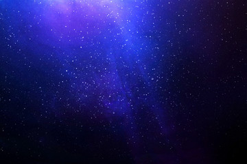 Wall Mural - night sky with stars and nebula