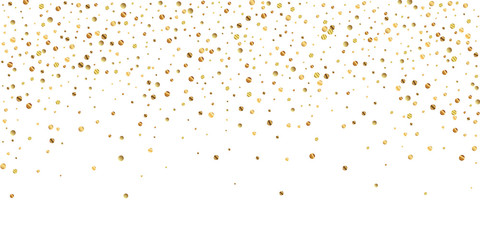 Sparse gold confetti luxury sparkling confetti. Sc