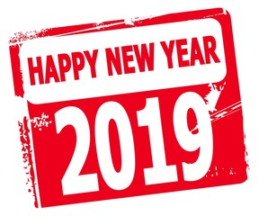 Wall Mural - Happy New Year 2019