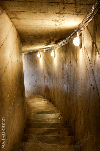 Zdjęcie XXL szczegół klatki schodowej