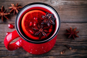 Sticker - Spiced Pomegranate Apple Cider Mulled Wine Sangria