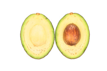 Wall Mural - Two halves avocado