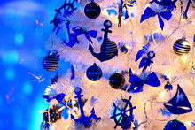Nautical Decorated Christmas Tree