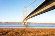 underside of humber bridge from south shore