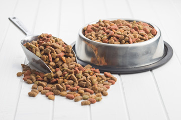 Poster - Dry pet food. Dry kibble food.