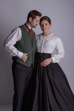 Victorian Couple In Love