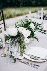 wedding table decoration