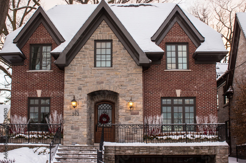 Brick House With Dormers Buy This Stock Photo And Explore