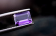 Purple amethyst gemstone jewelry.