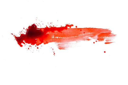 blood or paint splatters isolated on white background,graphic resources,halloween concept