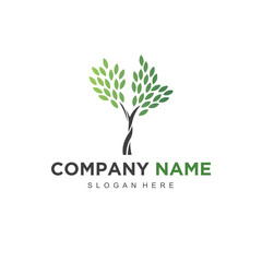 Aufkleber - beauty tree logo icon vector