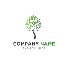 Poster - beauty tree logo icon vector