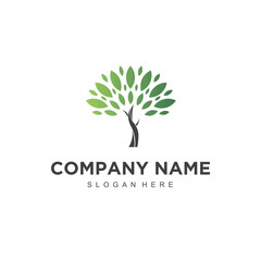 Poster - beauty tree logo icon vector