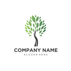 Poster - beauty tree logo icon vector