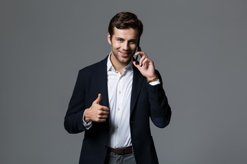 Canvas Print - Portrait of a happy young businessman