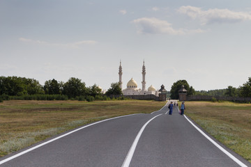 White Mosque in the city of Bolgar, Tatarstan