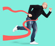 © Rawpixel.com - Businessman running through the finish line