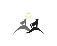 Wolf Logo Vector Illustration