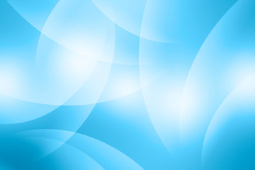 Wall Mural - blue blurred bokeh abstract for background