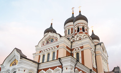 Alexander Nevsky Cathedral in old Tallinn.