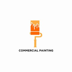 Wall Mural - Painting Icon Logo Vector