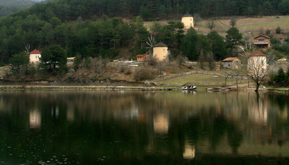 Wall Mural - lake reflection