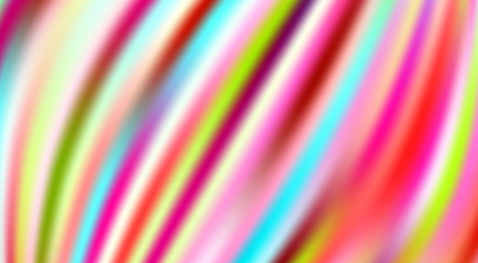 Poster - Background with bright saturated blurred color stripes