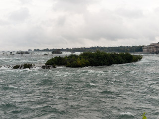 Wall Mural - Niagara River above Niagara Falls