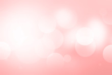 Pink Bokeh Blurred Abstract For Background