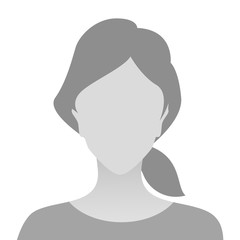 Person gray photo placeholder woman