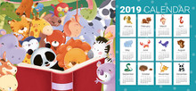 Calendario De Animales Infantil