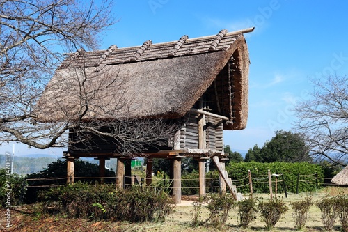 塚原古墳公園 高床式倉庫 Stock Photo Adobe Stock 塚原古墳公園 高床式倉庫 Stock Photo Adobe Stock