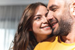 © Yakobchuk Olena - Close up on lovers and happy faces of husband and wife in their apartment